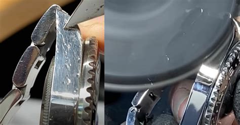 how to remove scratches from rolex.